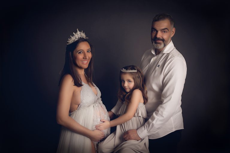 fotos de embarazo en familia